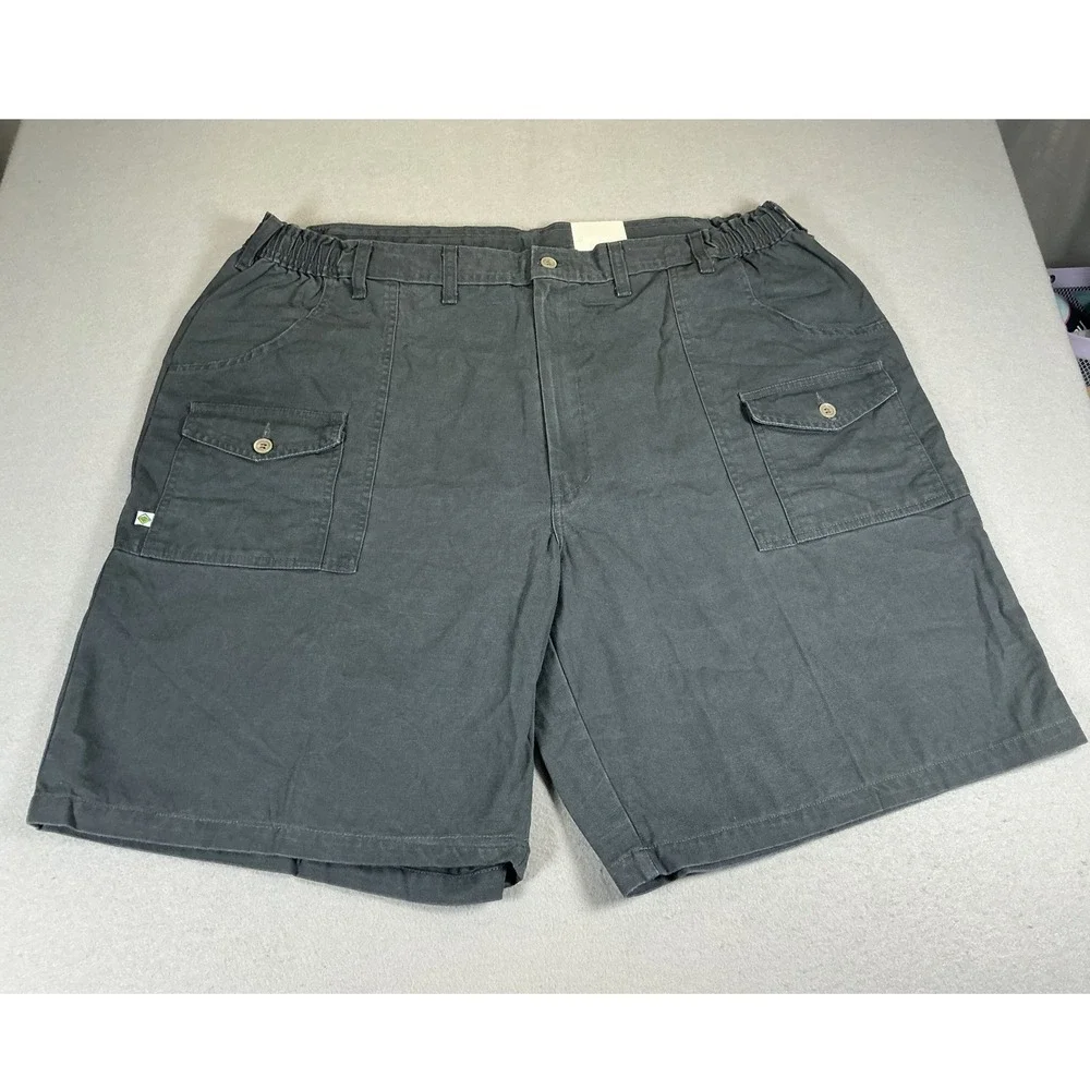 Boy Scouts of America Official Uniform Cargo Shorts W46 Gray Action Fit NWT USA